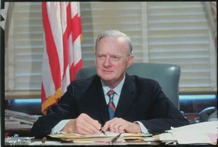 Framed Print : Harry F. Byrd at His Desk Framed Print : Harry F. Byrd at His Desk