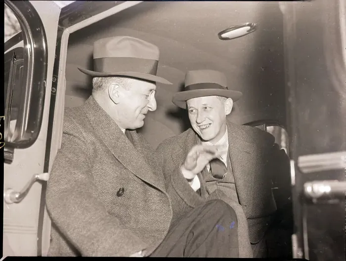 Framed Print : Harry Hopkins and Henry Morgenthau Jr Framed Print : Harry Hopkins and Henry Morgenthau Jr