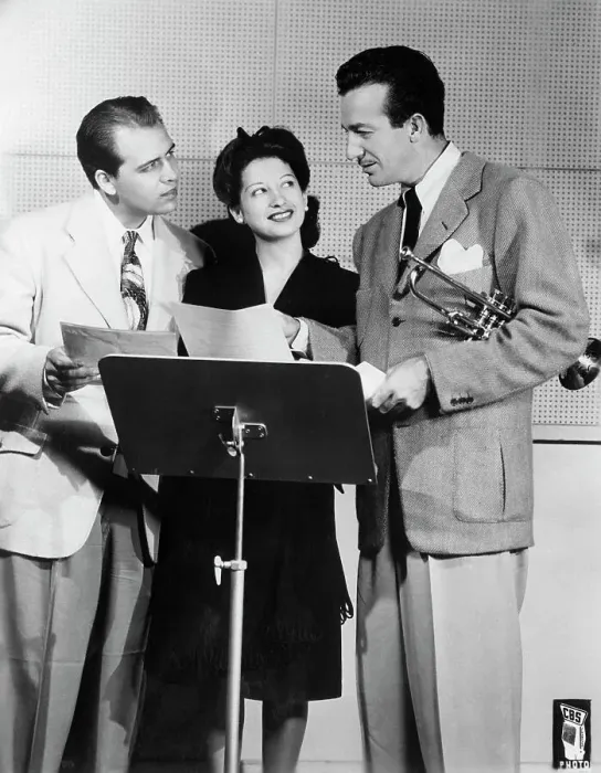 Framed Print : Harry James with Johnny Mcafee and Helen Forrest Framed Print : Harry James with Johnny Mcafee and Helen Forrest