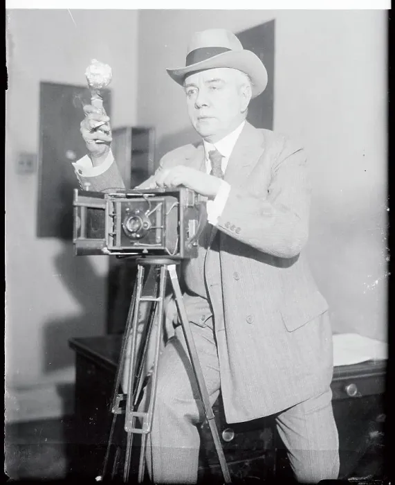 Framed Print : Harry K. Thaw Standing Behind Camera Framed Print : Harry K. Thaw Standing Behind Camera