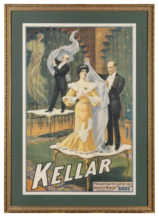 Framed Print : Harry Kellar poster Framed Print : Harry Kellar poster