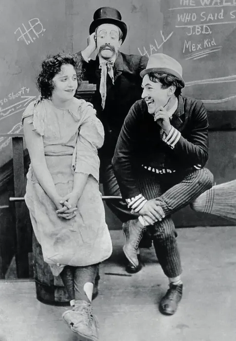 Framed Print : Harry Pollard Performing a Scene in a Movie Framed Print : Harry Pollard Performing a Scene in a Movie