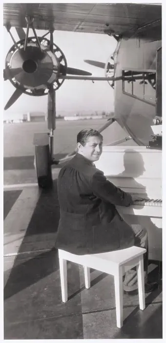 Framed Print : Harry Revel Playing the Piano Framed Print : Harry Revel Playing the Piano