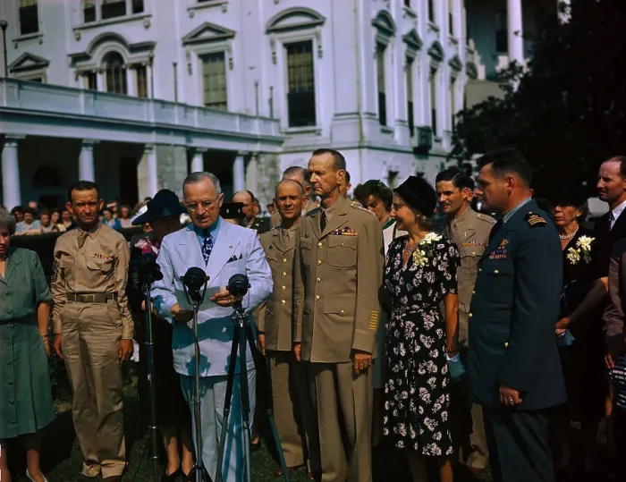 Framed Print : Harry Truman Awarding Medal of Honor Framed Print : Harry Truman Awarding Medal of Honor