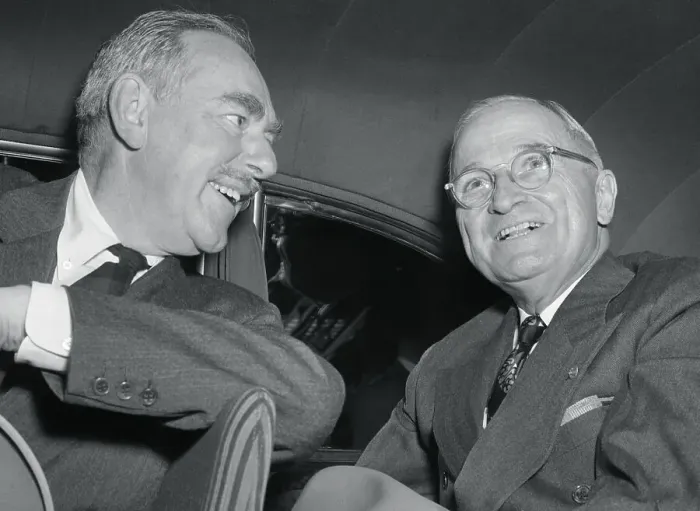 Framed Print : Harry Truman and Dean Acheson Framed Print : Harry Truman and Dean Acheson
