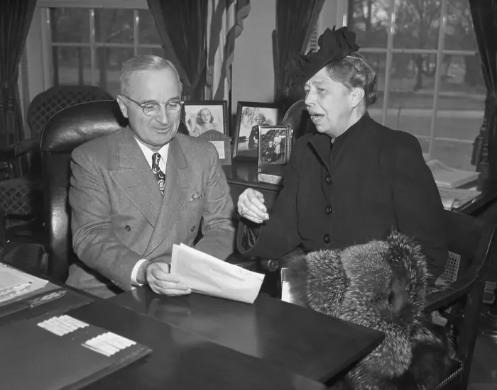 Framed Print : Harry Truman will Eleanor Roosevelt Framed Print : Harry Truman will Eleanor Roosevelt