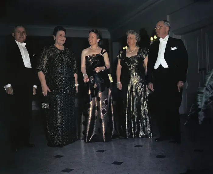Framed Print : Harry Truman and Friends at Gala Event Framed Print : Harry Truman and Friends at Gala Event