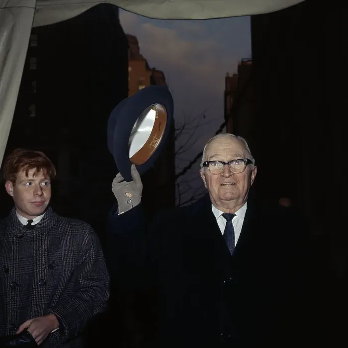 Framed Print : Harry Truman Holding up Hat Framed Print : Harry Truman Holding up Hat
