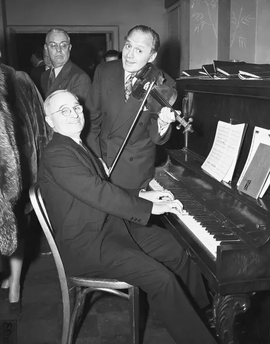 Framed Print : Harry Truman and Jack Benny at National Press Club Framed Print : Harry Truman and Jack Benny at National Press Club