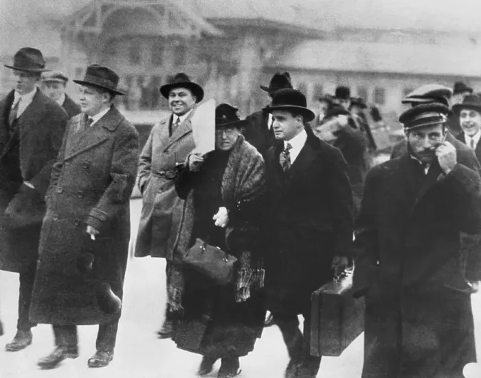 Framed Print : Harry Weinburger and Emma Goldman Framed Print : Harry Weinburger and Emma Goldman