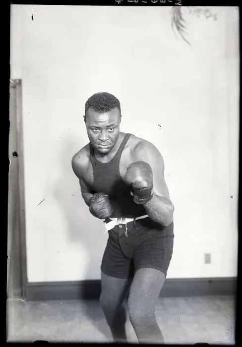Framed Print : Harry Willis in Fighting Pose Framed Print : Harry Willis in Fighting Pose