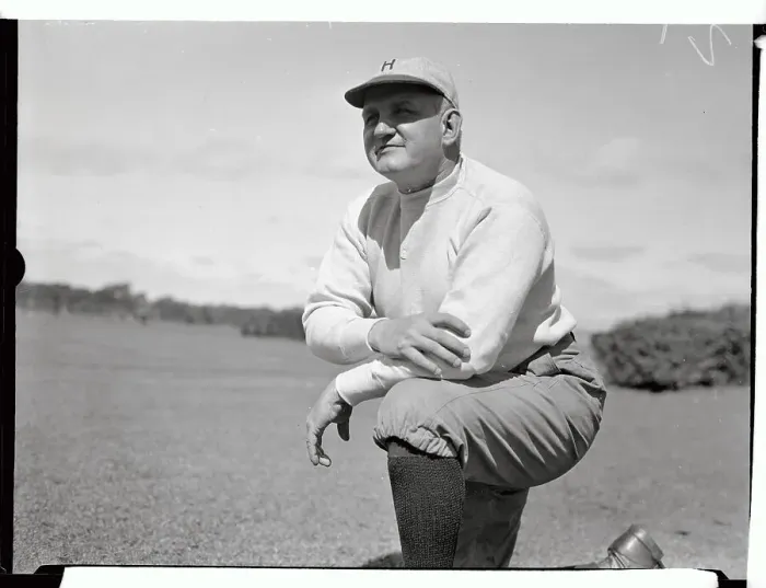Framed Print : Harvard Football Coach Richard C. Harlow Looking Contemplative Framed Print : Harvard Football Coach Richard C. Harlow Looking Contemplative