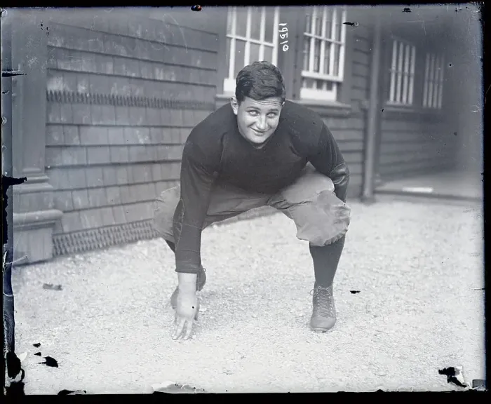 Framed Print : Harvard Football Player Pennock