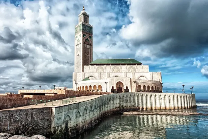 Framed Print : Hassan II mosque Framed Print : Hassan II mosque