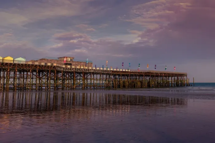 Framed Print : Hastings Pier