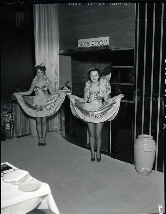Framed Print : Hat Check Girls At Earl Carroll Theatre Framed Print : Hat Check Girls At Earl Carroll Theatre