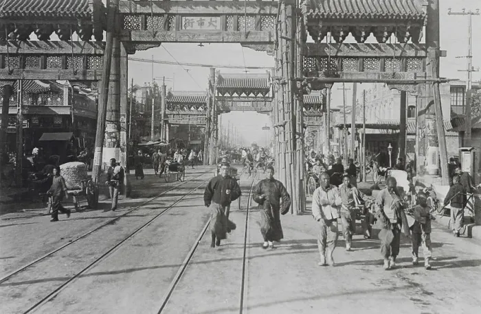 Framed Print : Hatamen Street, Peking Framed Print : Hatamen Street, Peking