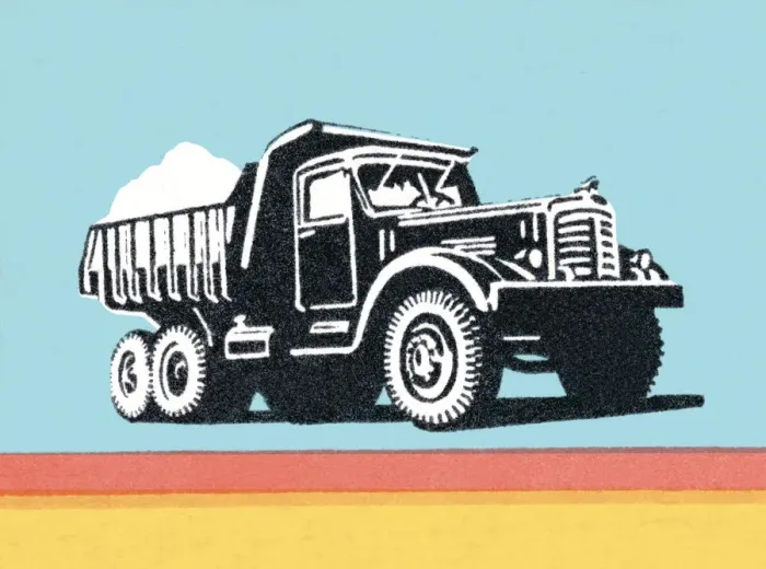Framed Print : Hauling truck Framed Print : Hauling truck