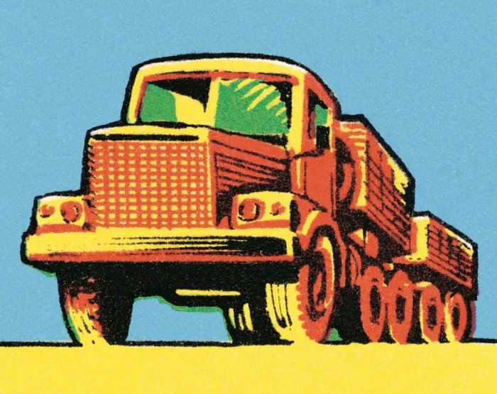 Framed Print : Hauling truck Framed Print : Hauling truck