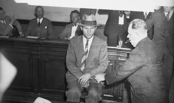 Framed Print : Hauptman in Court for Kidnapping Framed Print : Hauptman in Court for Kidnapping