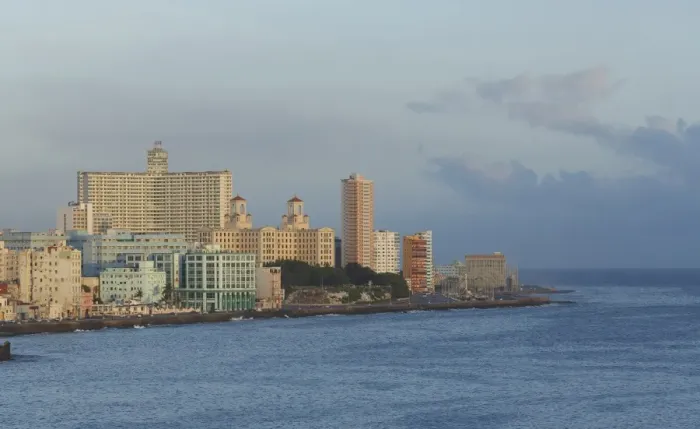 Framed Print : Havana city skyline and ocean, Havana, Cuba Framed Print : Havana city skyline and ocean, Havana, Cuba