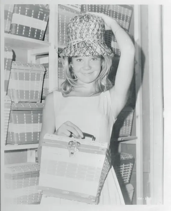 Framed Print : Hayley Mills Wearing Hat Framed Print : Hayley Mills Wearing Hat