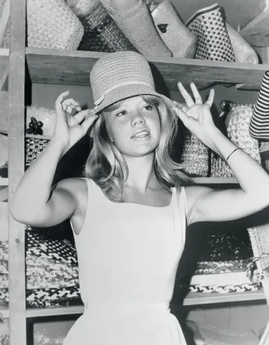 Framed Print : Hayley Mills Wearing Hat Framed Print : Hayley Mills Wearing Hat