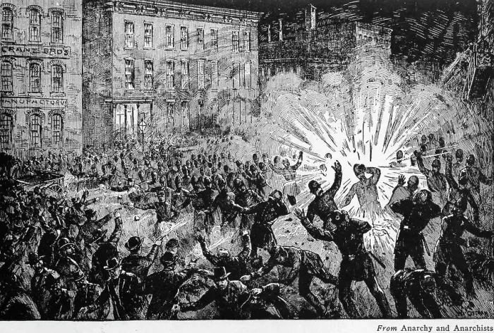 Framed Print : The Haymarket Bomb