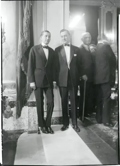 Framed Print : Will Hays and Mayor Walker at Paramount Theater Framed Print : Will Hays and Mayor Walker at Paramount Theater