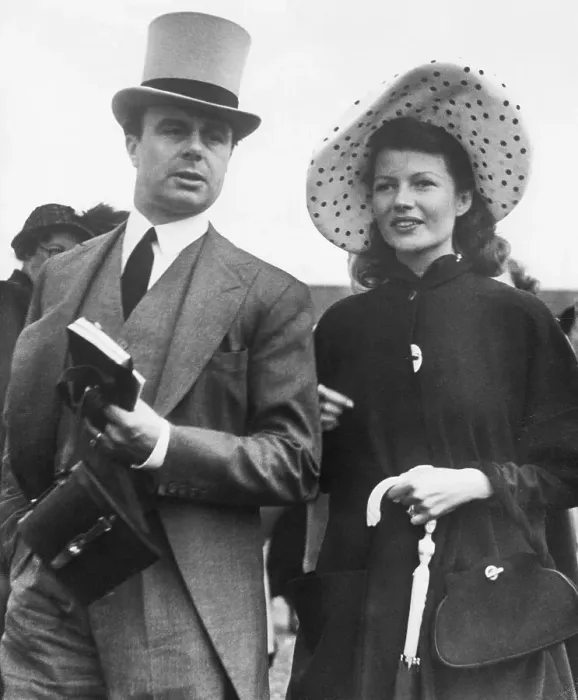 Framed Print : Hayworth And Ali Khan At Epsom Downs Framed Print : Hayworth And Ali Khan At Epsom Downs