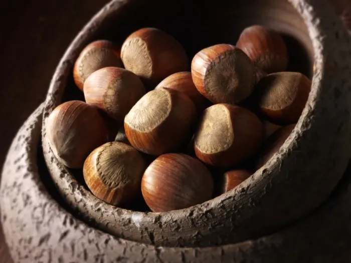 Framed Print : Whole hazelnuts Framed Print : Whole hazelnuts