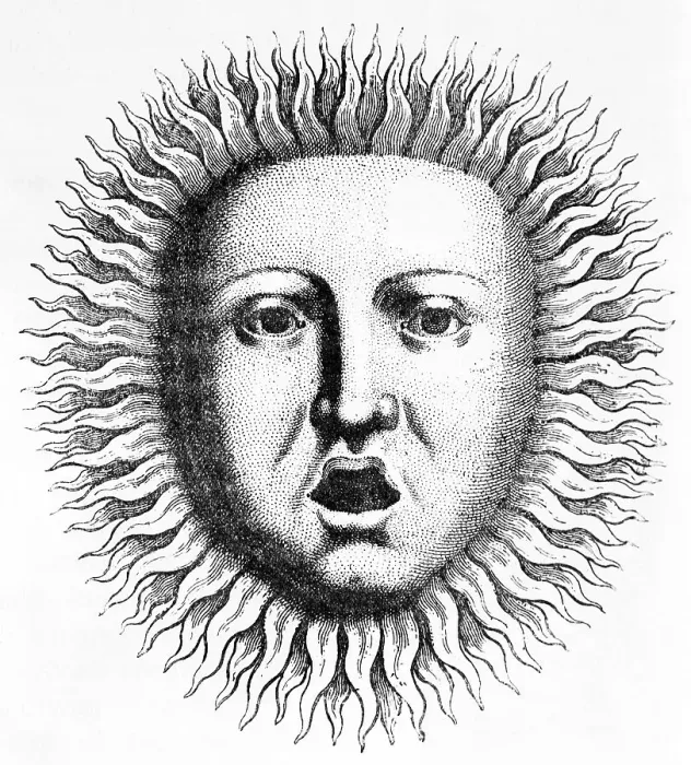 Framed Print : Head Of Appollo W / Solar Rays