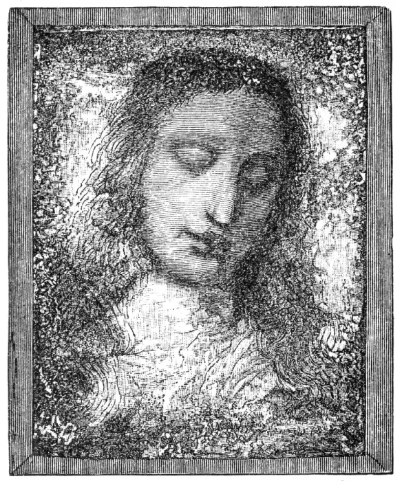 Framed Print : Head of Christ by Leonardo Da Vinci Framed Print : Head of Christ by Leonardo Da Vinci