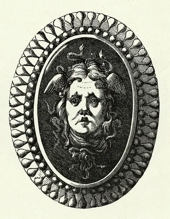 Framed Print : Head of Medusa on Shield Framed Print : Head of Medusa on Shield