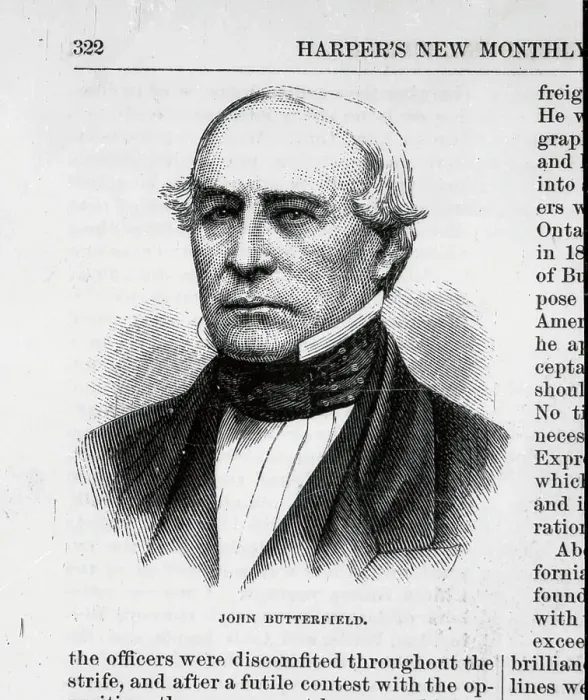Framed Print : Head of Overland Mail Co. John Butterfield Framed Print : Head of Overland Mail Co. John Butterfield