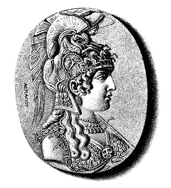 Head of Parthenos virgin