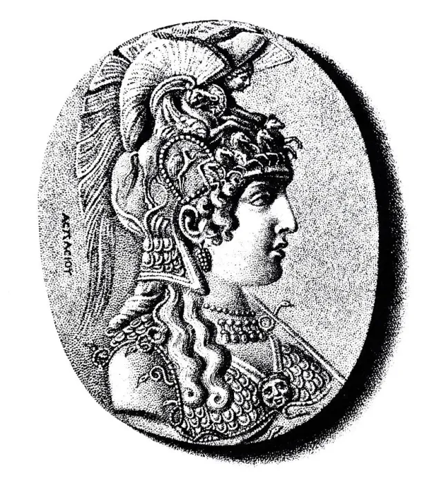 Framed Print : Head of Parthenos virgin Framed Print : Head of Parthenos virgin