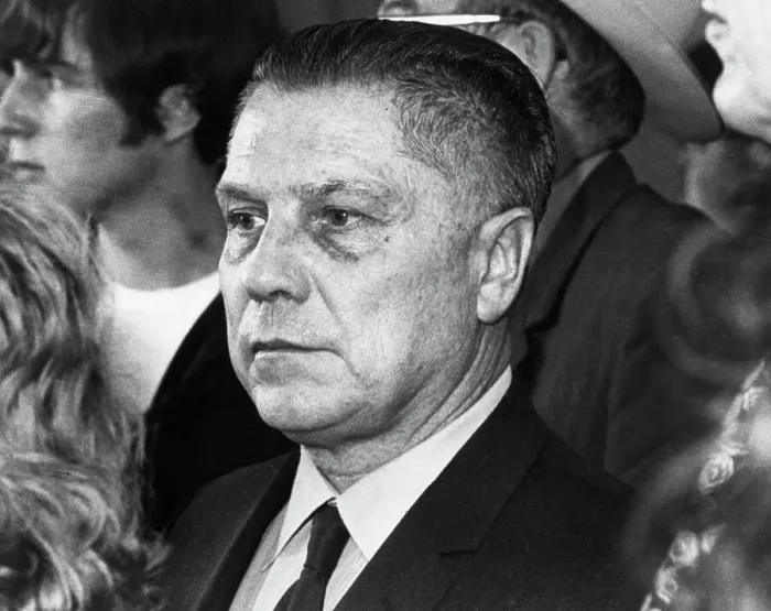 Framed Print : Head and Shoulders Close-up of Jimmy Hoffa Sitting in Audience Framed Print : Head and Shoulders Close-up of Jimmy Hoffa Sitting in Audience