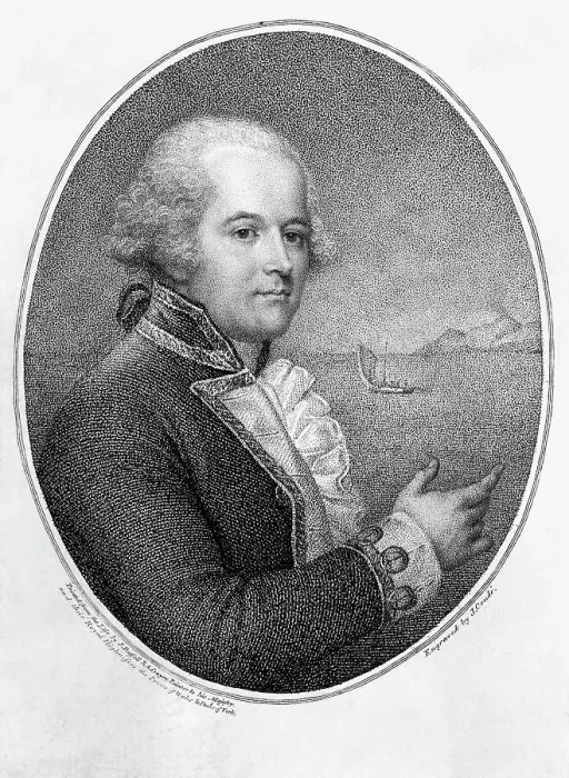 Framed Print : Head and Shoulders Portrait of Captain William Bligh