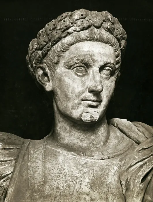 Framed Print : Head / Shoulders Sculpture Of Constantine Framed Print : Head / Shoulders Sculpture Of Constantine