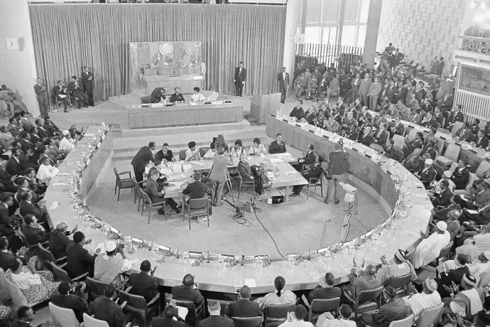 Framed Print : Heads of State Conference Framed Print : Heads of State Conference