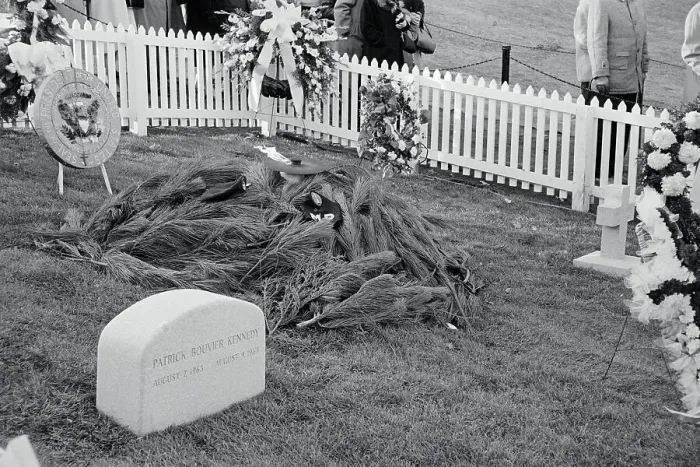 Framed Print : Headstones of Kennedy Children Framed Print : Headstones of Kennedy Children