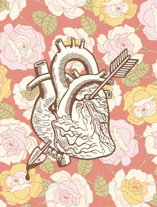 Framed Print : Heart with arrow Framed Print : Heart with arrow