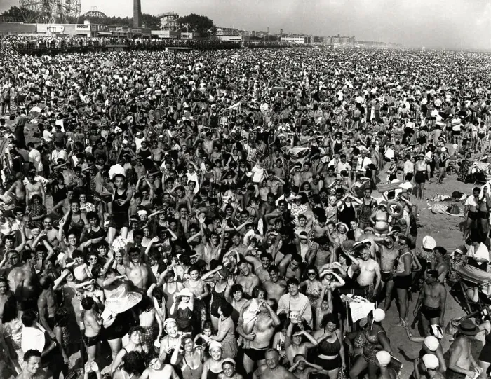 Framed Print : Heat Wave at Coney Island Framed Print : Heat Wave at Coney Island