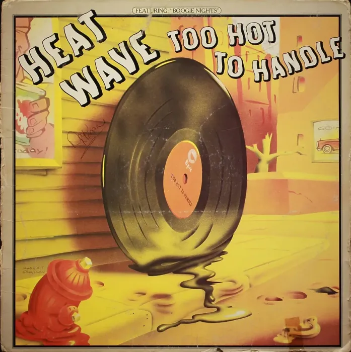 Framed Print : Heatwave Too Hot To Handle Album Cover Framed Print : Heatwave Too Hot To Handle Album Cover