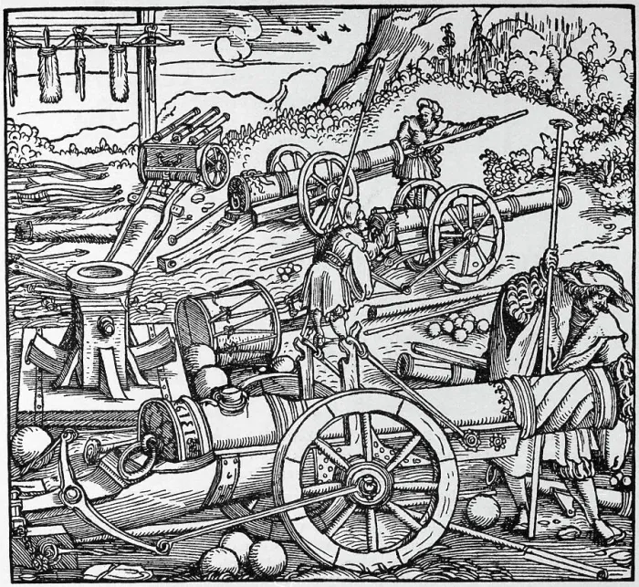 Framed Print : Heavy Guns At Turn Of Sixteenth Century Framed Print : Heavy Guns At Turn Of Sixteenth Century