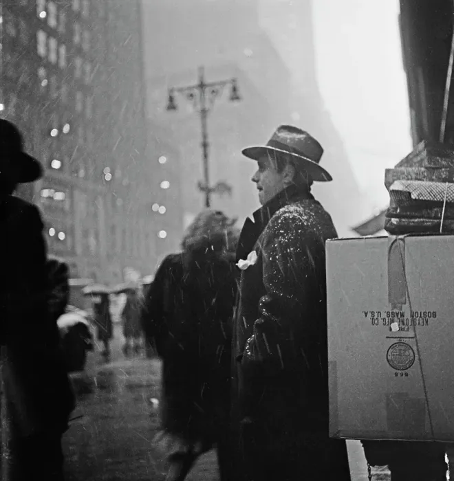 Framed Print : Heavy Snowfall In New York City Framed Print : Heavy Snowfall In New York City