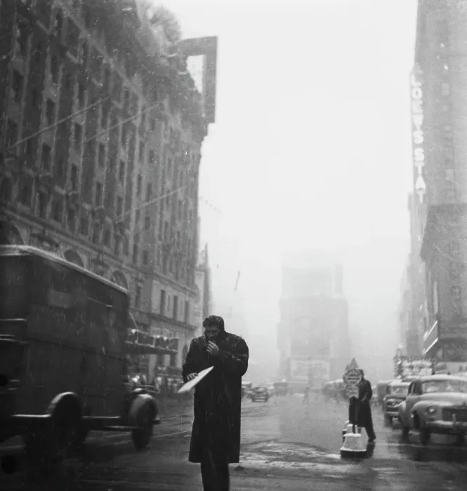 Framed Print : Heavy Snowfall In New York City Framed Print : Heavy Snowfall In New York City