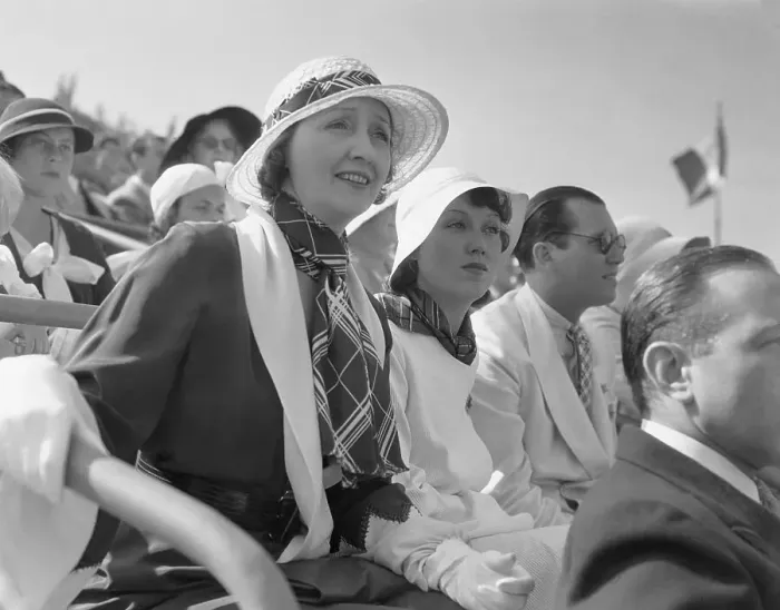 Framed Print : Hedda Hopper and Others Viewing Polo Game Framed Print : Hedda Hopper and Others Viewing Polo Game