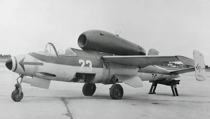 Framed Print : Heinkel He 162 Volksjagerthe Framed Print : Heinkel He 162 Volksjagerthe